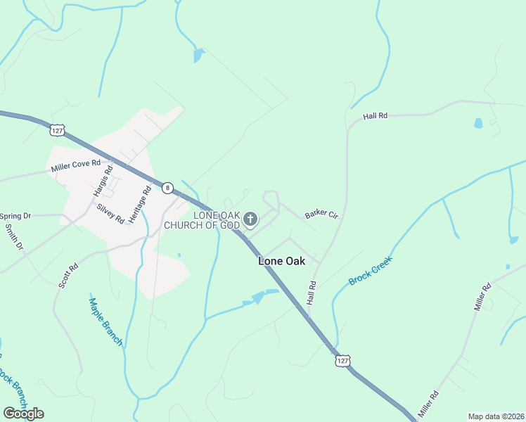 map of restaurants, bars, coffee shops, grocery stores, and more near 71 Hall Cemetery Circle in Signal Mountain