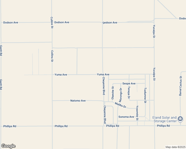 map of restaurants, bars, coffee shops, grocery stores, and more near Yuma Avenue in Kern County