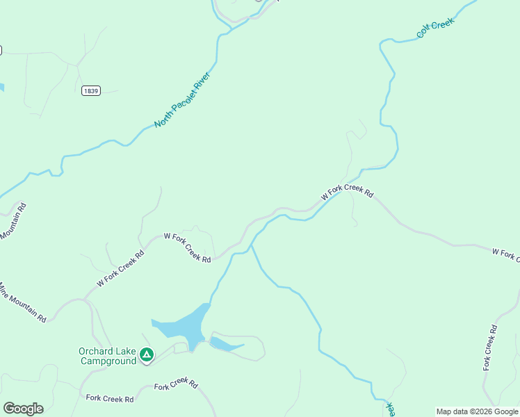 map of restaurants, bars, coffee shops, grocery stores, and more near 1196 West Fork Creek Road in Saluda