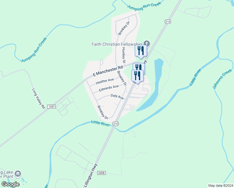map of restaurants, bars, coffee shops, grocery stores, and more near 2724 Edwards Avenue in Spring Lake