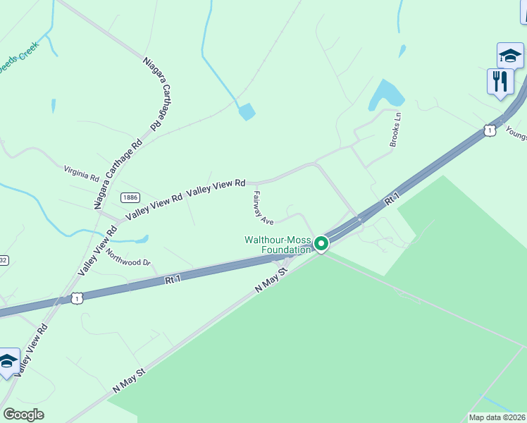 map of restaurants, bars, coffee shops, grocery stores, and more near 240 Fairway Avenue in Southern Pines