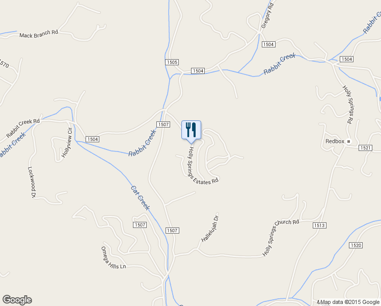 map of restaurants, bars, coffee shops, grocery stores, and more near 241 Holly Springs Estates Road in Franklin