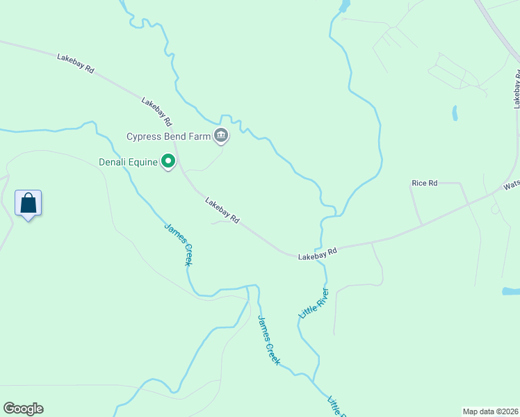 map of restaurants, bars, coffee shops, grocery stores, and more near 820 Lakebay Road in Vass