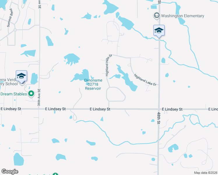 map of restaurants, bars, coffee shops, grocery stores, and more near 1037 Highland Hills Drive in Norman