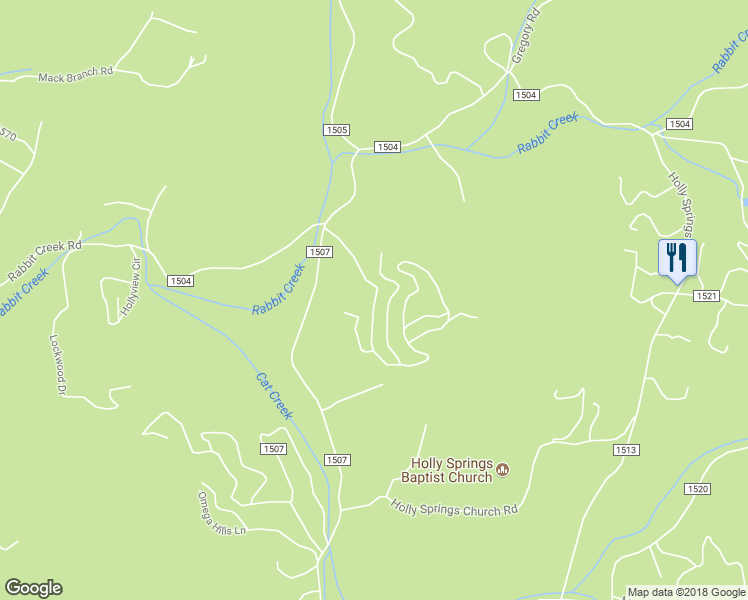 map of restaurants, bars, coffee shops, grocery stores, and more near 225 Holly Springs Estates Road in Franklin