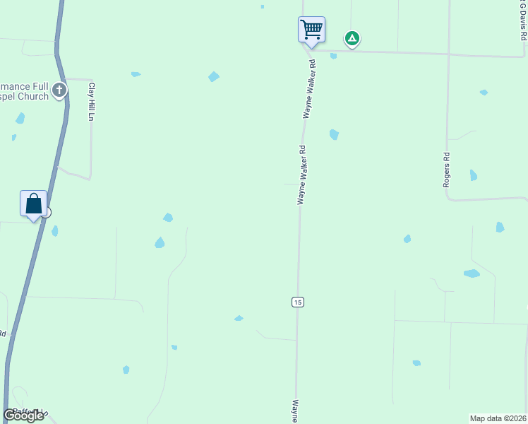 map of restaurants, bars, coffee shops, grocery stores, and more near 300 Wayne Walker Road in Romance