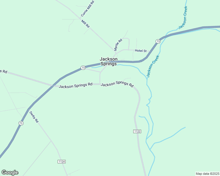 map of restaurants, bars, coffee shops, grocery stores, and more near Jackson Springs Road in Moore County