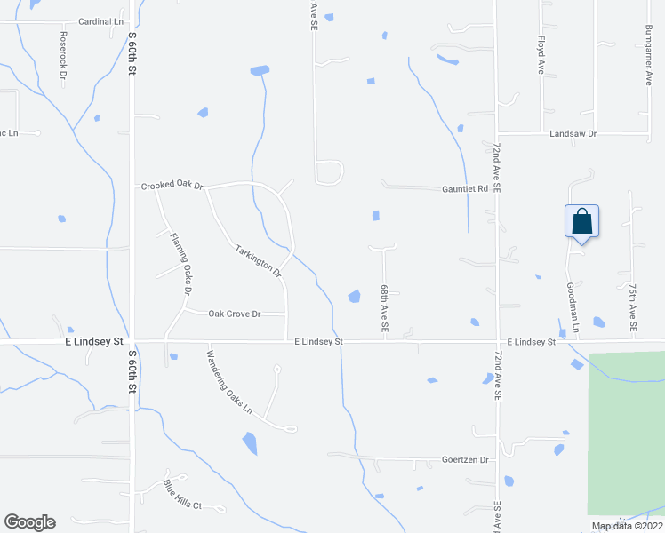 map of restaurants, bars, coffee shops, grocery stores, and more near 6609 East Lindsey Street in Norman