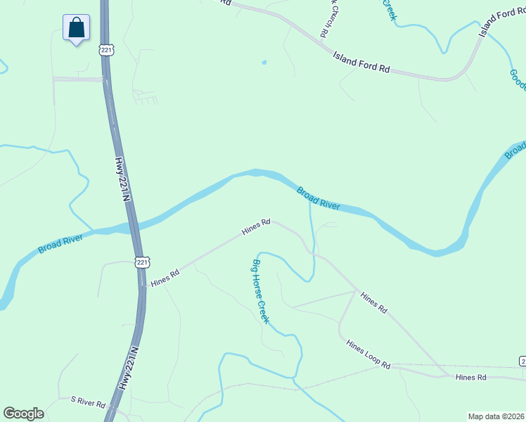 map of restaurants, bars, coffee shops, grocery stores, and more near 347 Hines Road in Mooresboro