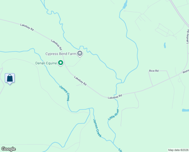 map of restaurants, bars, coffee shops, grocery stores, and more near 820 Lakebay Road in Vass