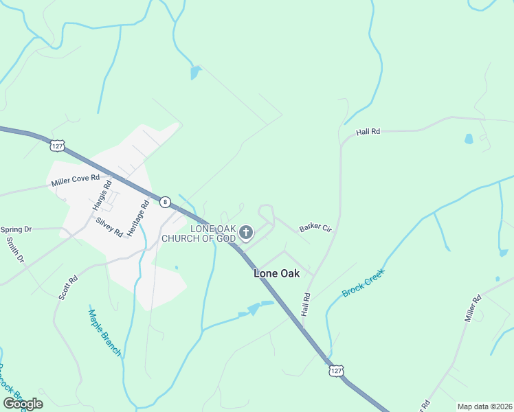map of restaurants, bars, coffee shops, grocery stores, and more near 71 Hall Cemetery Circle in Signal Mountain