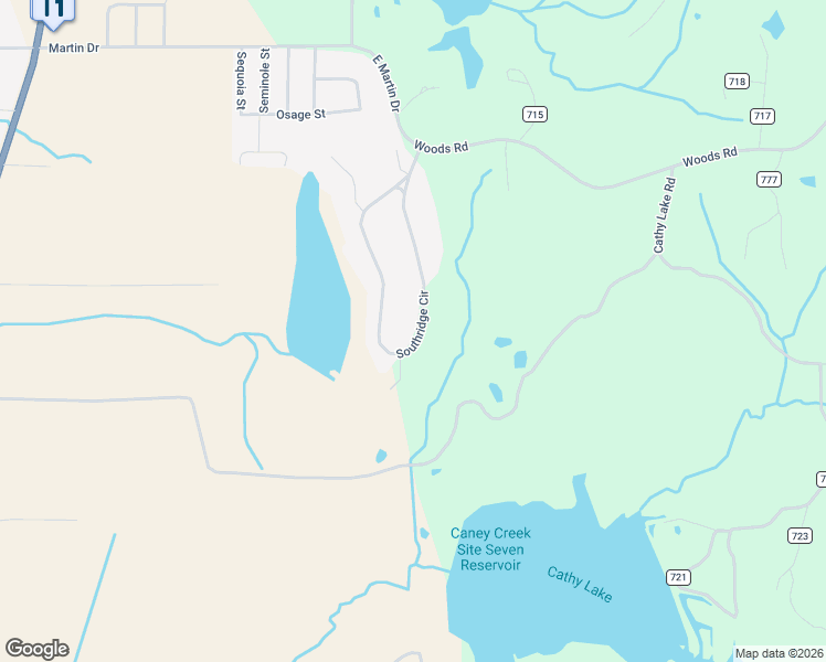 map of restaurants, bars, coffee shops, grocery stores, and more near 42 Southridge Circle in Wynne
