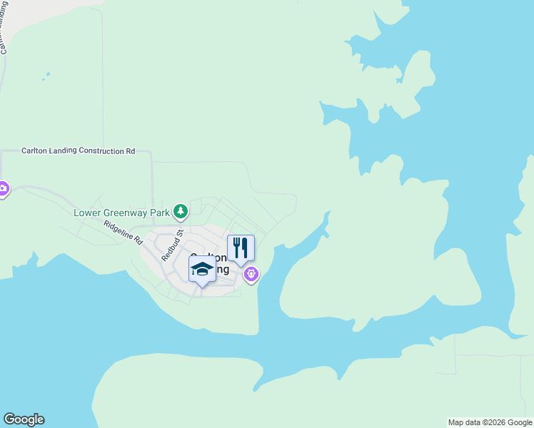 map of restaurants, bars, coffee shops, grocery stores, and more near Water Street in Canadian