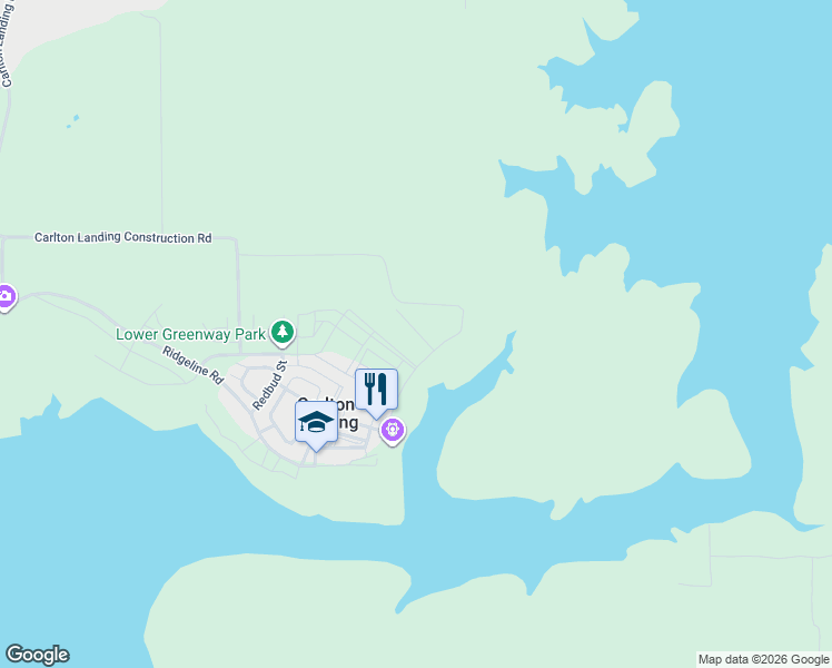 map of restaurants, bars, coffee shops, grocery stores, and more near Water Street in Canadian