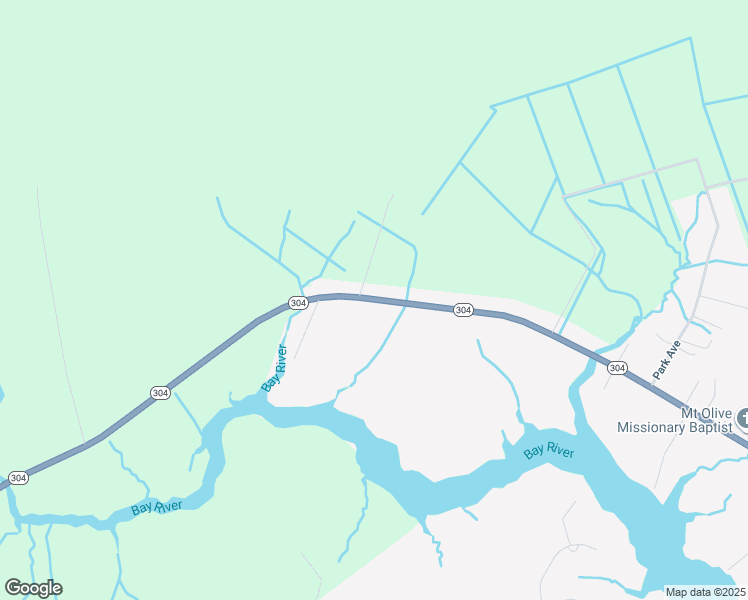 map of restaurants, bars, coffee shops, grocery stores, and more near North Carolina 304 in Bayboro