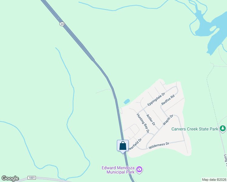 map of restaurants, bars, coffee shops, grocery stores, and more near 2459 North Bragg Boulevard in Spring Lake