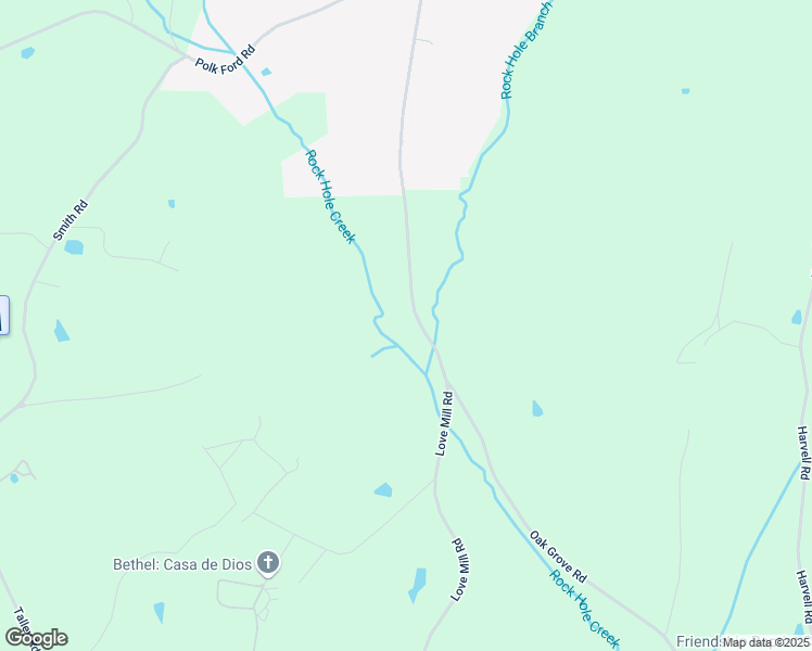 map of restaurants, bars, coffee shops, grocery stores, and more near 8415 Love Mill Road in Stanfield