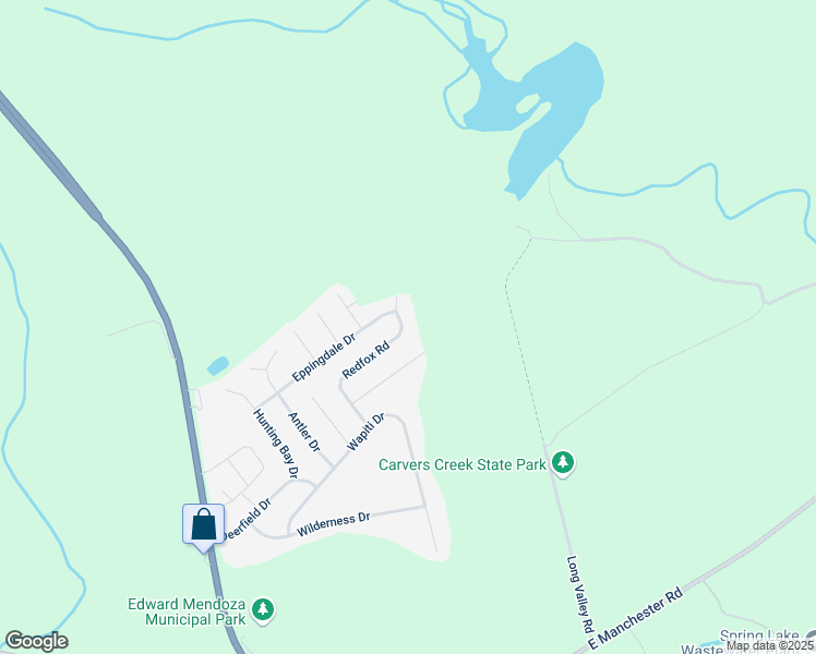 map of restaurants, bars, coffee shops, grocery stores, and more near 3356 Red Fox Road in Spring Lake
