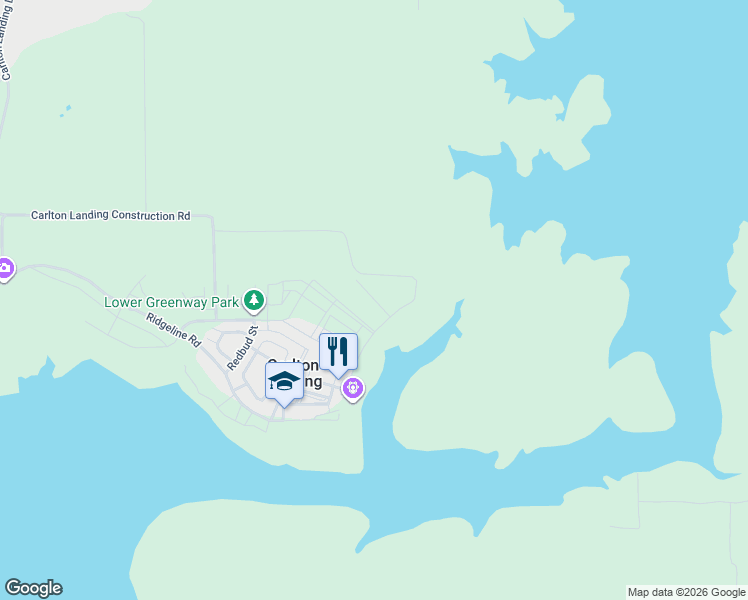 map of restaurants, bars, coffee shops, grocery stores, and more near Water Street in Canadian