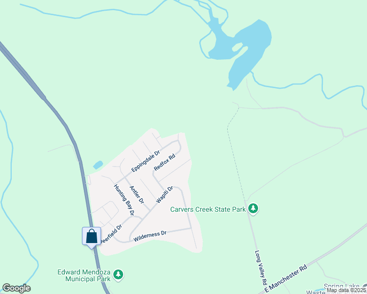 map of restaurants, bars, coffee shops, grocery stores, and more near 3356 Red Fox Road in Spring Lake
