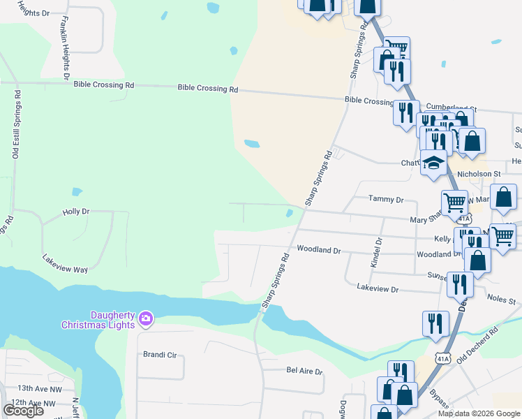 map of restaurants, bars, coffee shops, grocery stores, and more near 62 Chattin Boulevard in Winchester