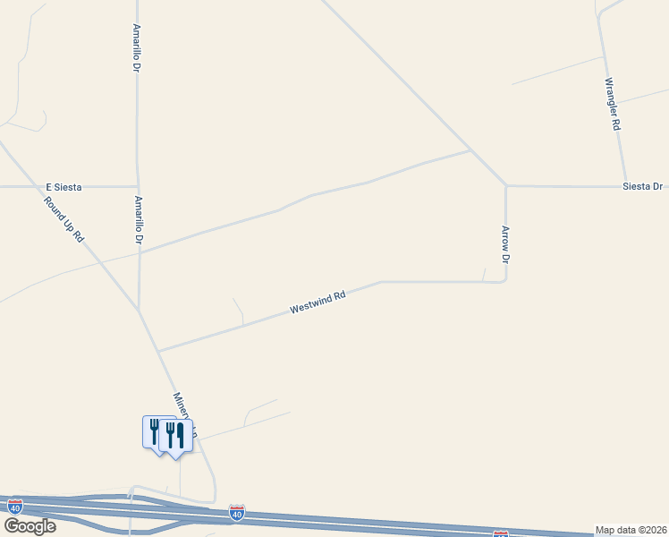 map of restaurants, bars, coffee shops, grocery stores, and more near 6125 Westwind Road in Kingman