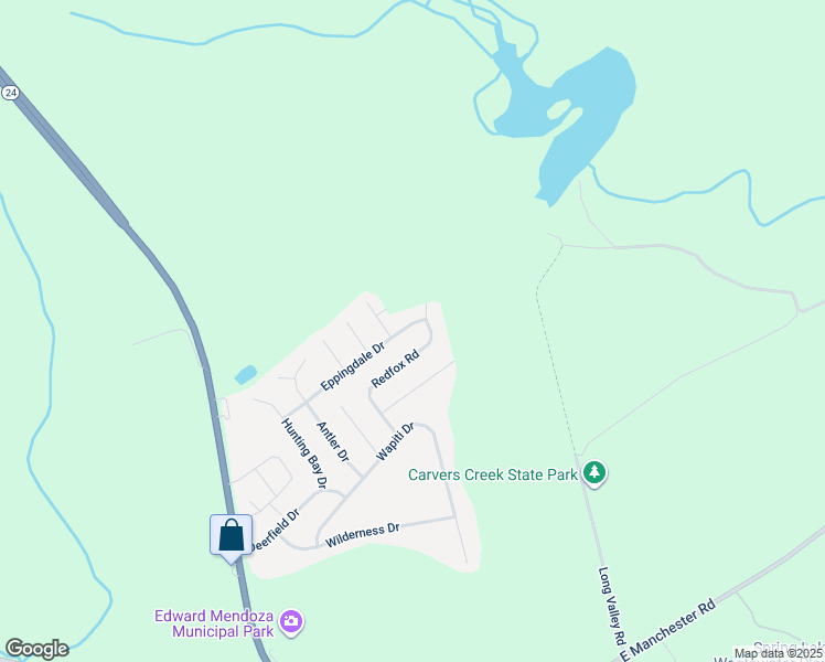 map of restaurants, bars, coffee shops, grocery stores, and more near 240 Eppingdale Drive in Spring Lake