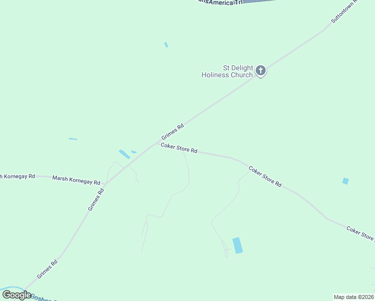 map of restaurants, bars, coffee shops, grocery stores, and more near 98 Coker Store Road in Mount Olive