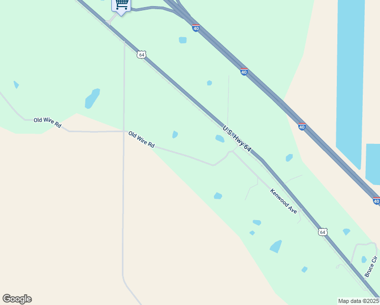 map of restaurants, bars, coffee shops, grocery stores, and more near 333 Old Wire Road in Atkins