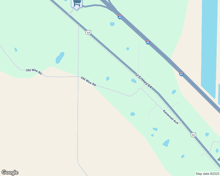 map of restaurants, bars, coffee shops, grocery stores, and more near 333 Old Wire Road in Atkins