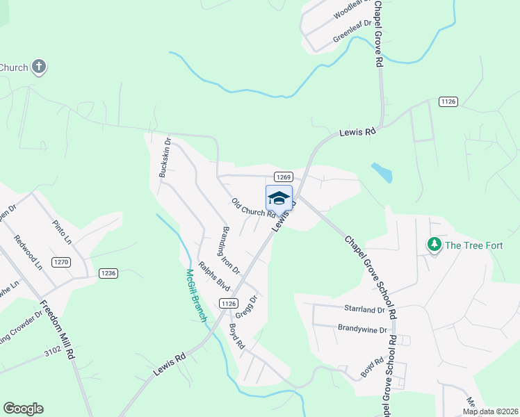 map of restaurants, bars, coffee shops, grocery stores, and more near 5112 Lewis Road in Gastonia