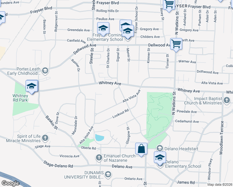 map of restaurants, bars, coffee shops, grocery stores, and more near 3010 Leconte Circle in Memphis