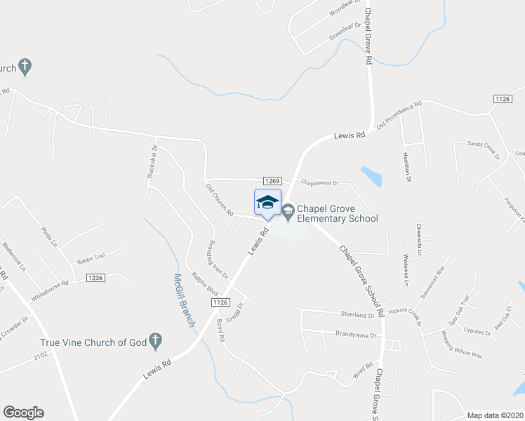 map of restaurants, bars, coffee shops, grocery stores, and more near 5112 Lewis Road in Gastonia