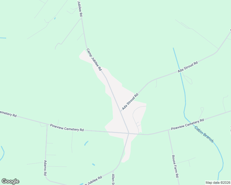 map of restaurants, bars, coffee shops, grocery stores, and more near 779 Camp Jubilee Road in Seven Springs