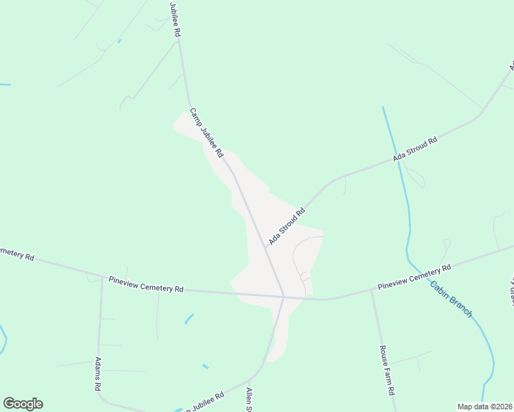 map of restaurants, bars, coffee shops, grocery stores, and more near 779 Camp Jubilee Road in Seven Springs