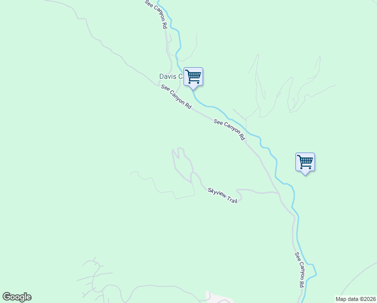 map of restaurants, bars, coffee shops, grocery stores, and more near 2650 Skyview Trail in San Luis Obispo