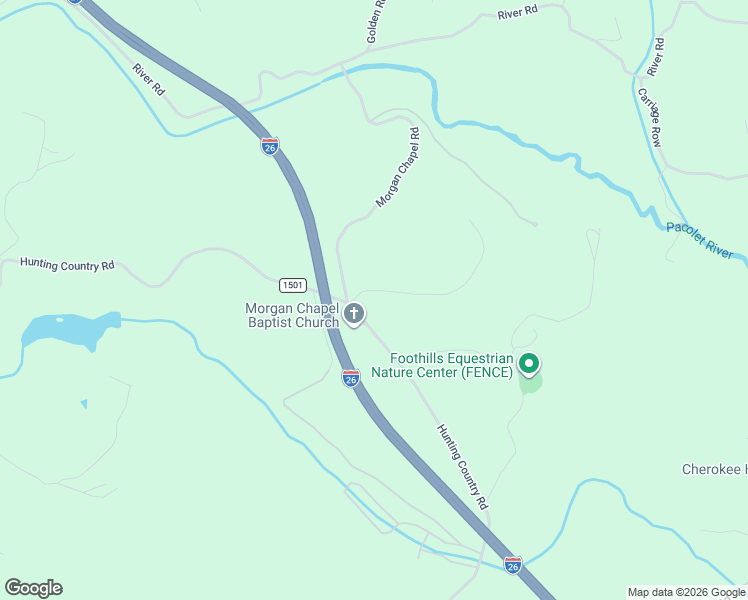 map of restaurants, bars, coffee shops, grocery stores, and more near 95 Winterset Trail in Tryon