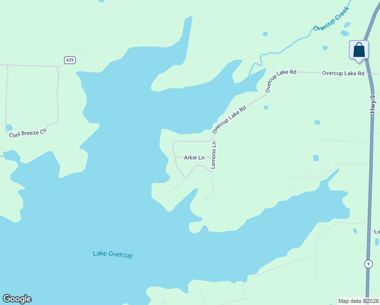 map of restaurants, bars, coffee shops, grocery stores, and more near 11 Arkie Lane in Morrilton
