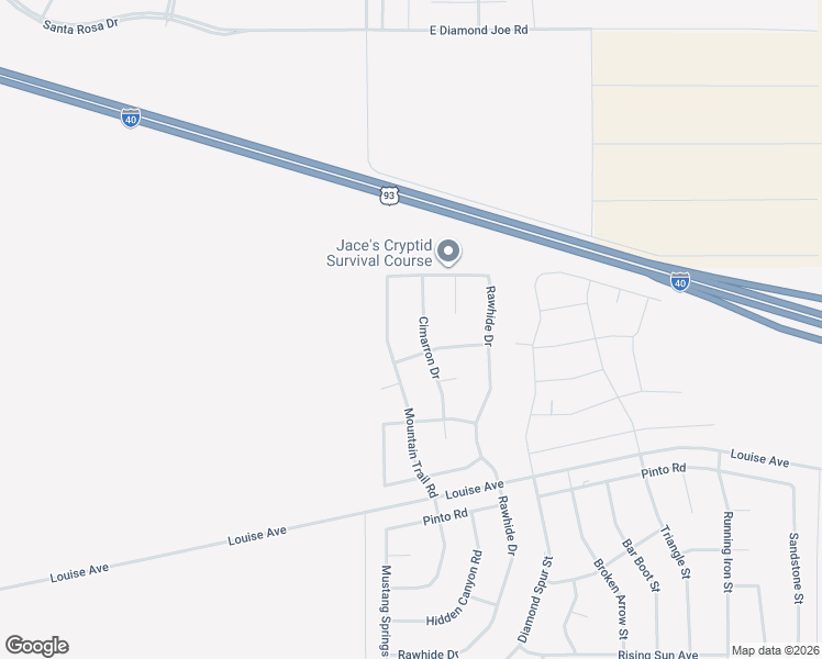 map of restaurants, bars, coffee shops, grocery stores, and more near 2905 Cimarron Dr in Kingman