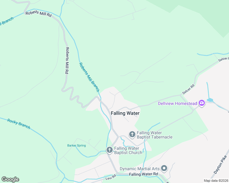 map of restaurants, bars, coffee shops, grocery stores, and more near 7515 Rocky Ledge Road in Hamilton County