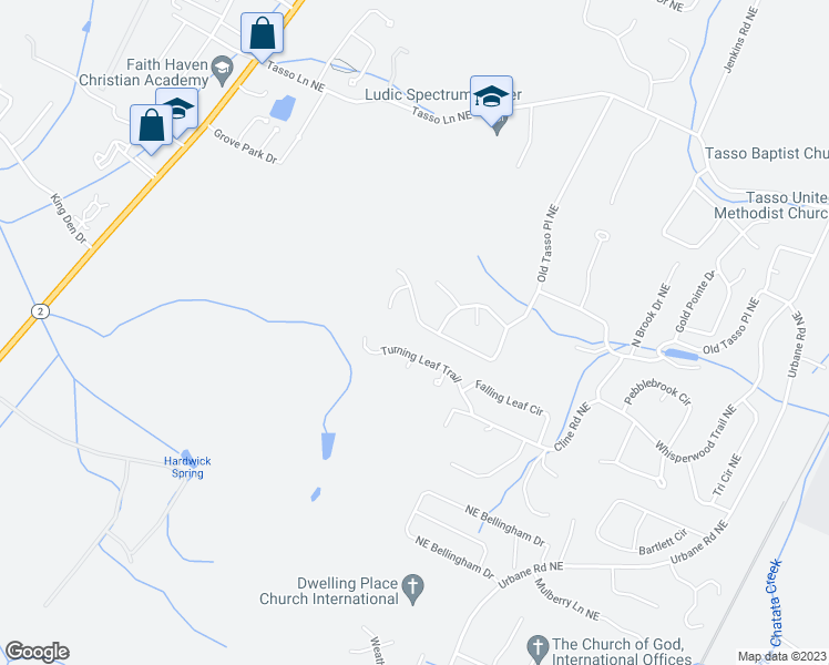map of restaurants, bars, coffee shops, grocery stores, and more near 662 Diamond Ridge Drive in Cleveland