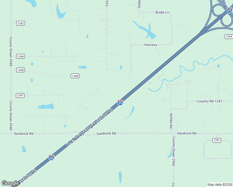 map of restaurants, bars, coffee shops, grocery stores, and more near 2141 County Road 1247 in Tuttle