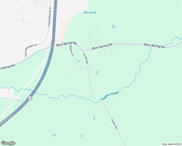 map of restaurants, bars, coffee shops, grocery stores, and more near 1530 Carter Road in Decherd