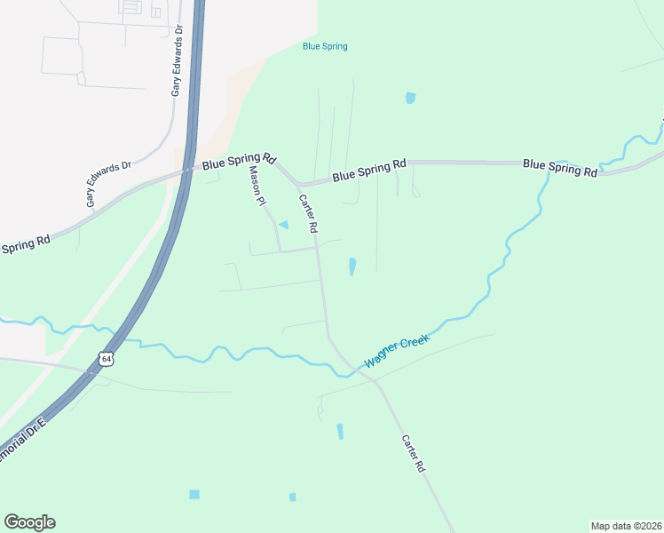 map of restaurants, bars, coffee shops, grocery stores, and more near 1530 Carter Road in Decherd