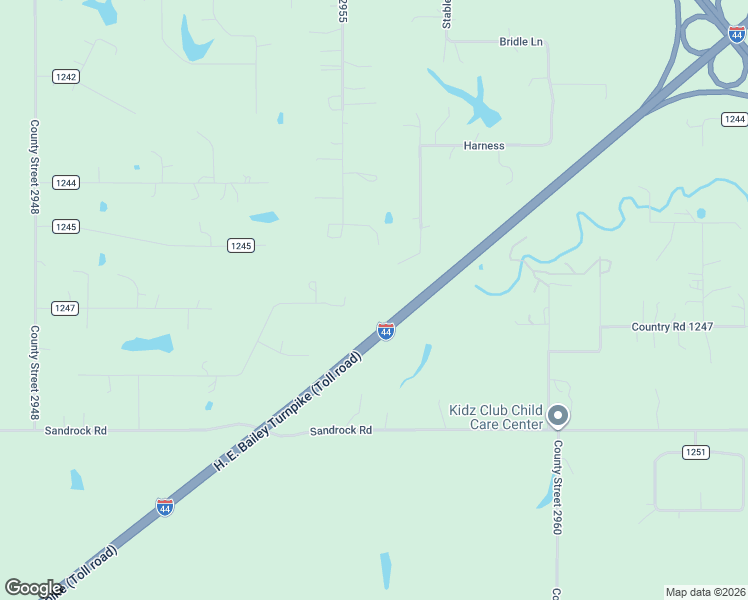 map of restaurants, bars, coffee shops, grocery stores, and more near 2141 County Road 1247 in Tuttle