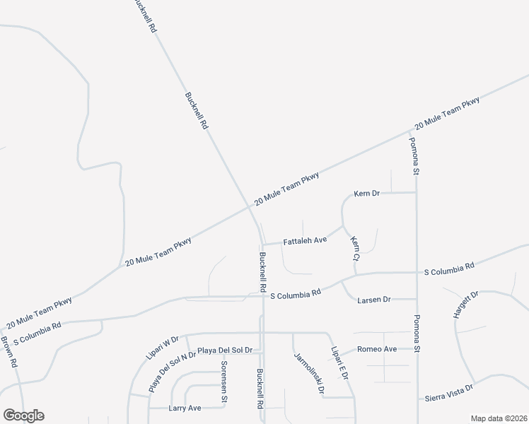 map of restaurants, bars, coffee shops, grocery stores, and more near 2 20 Mule Team Parkway in California City