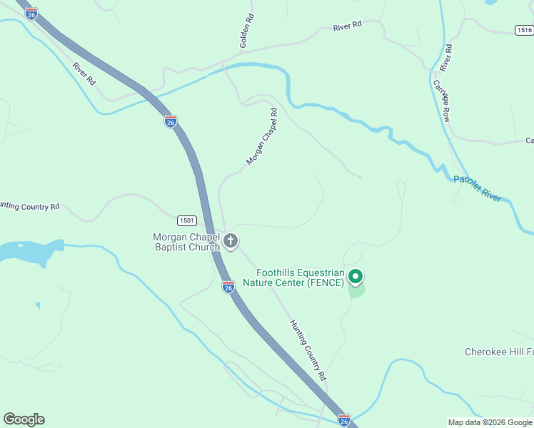 map of restaurants, bars, coffee shops, grocery stores, and more near 95 Winterset Trail in Tryon