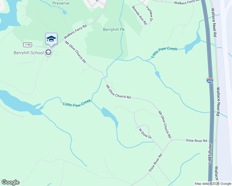 map of restaurants, bars, coffee shops, grocery stores, and more near 4829 Mount Olive Church Road in Charlotte