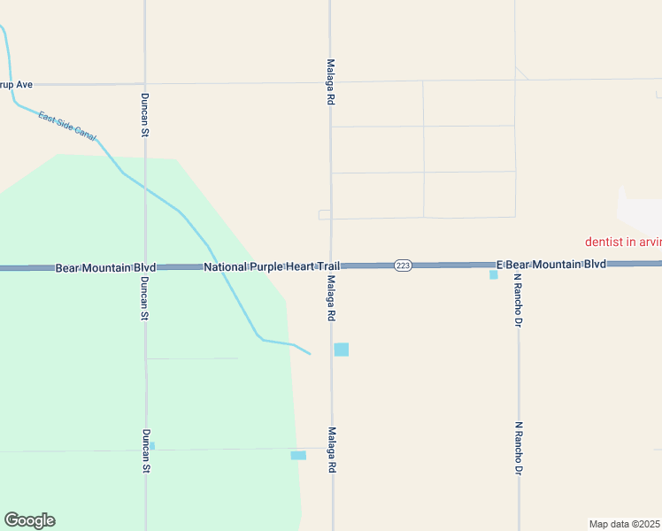 map of restaurants, bars, coffee shops, grocery stores, and more near 13545 National Purple Heart Trail in Bakersfield