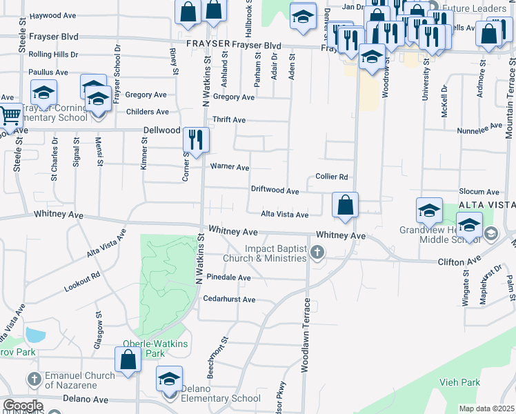 map of restaurants, bars, coffee shops, grocery stores, and more near 3065 Lenta Cove in Memphis